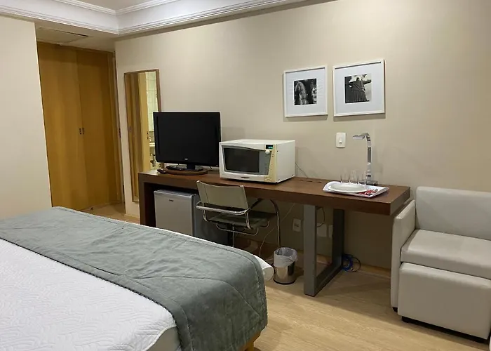 Flat agradável na Barra Aparthotel Rio de Janeiro